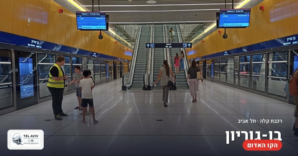 תחנת בן-גוריון — הרכבת הקלה בתל אביב (הקו האדום)